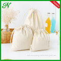 JNbags OEM Organic Natural Promotional Drawstring Cotton Gift Bag